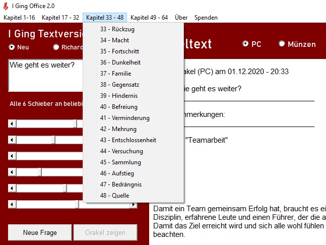 I Ging Kapitel